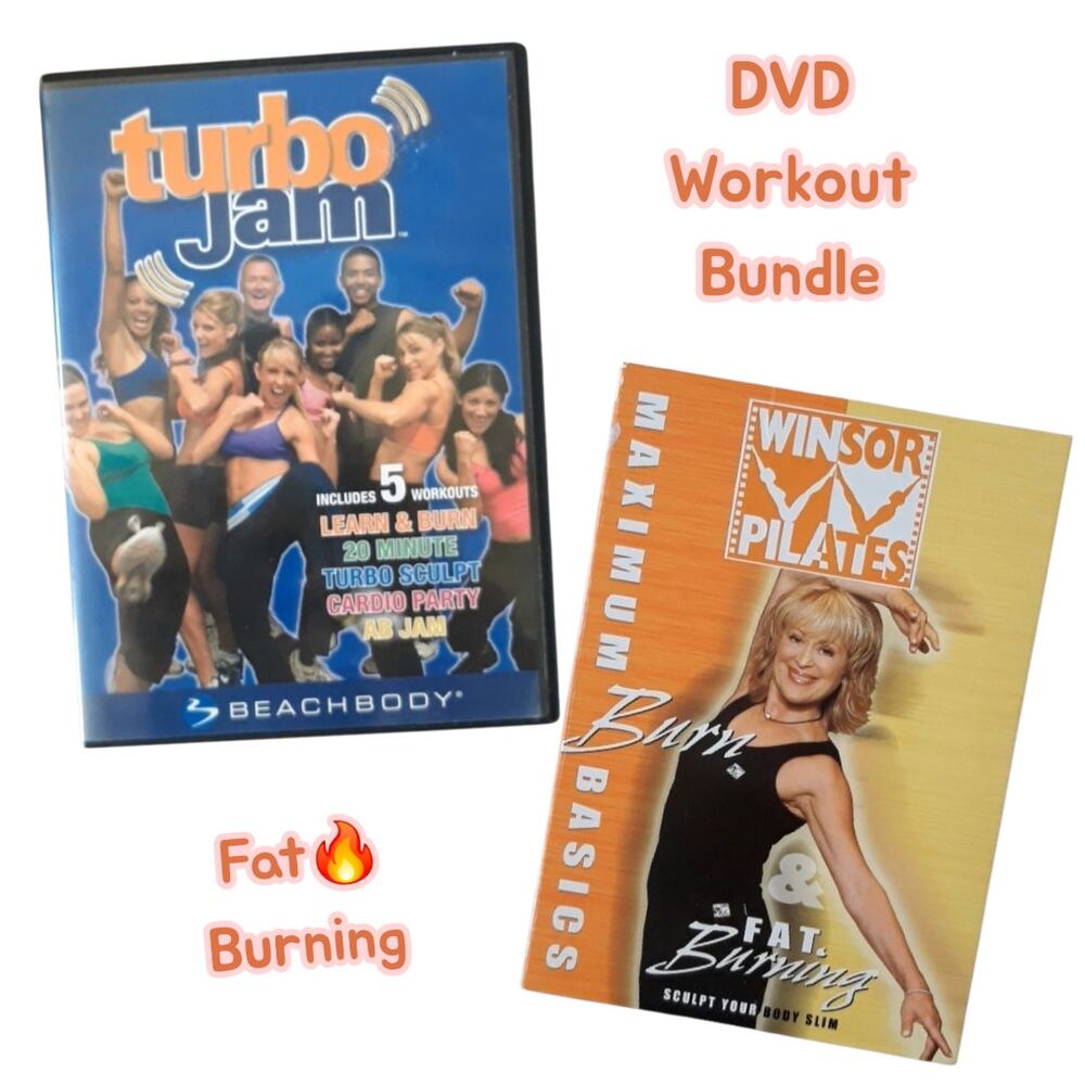 Beachbody Turbo Jam & Pilates Workout DVD Bundle